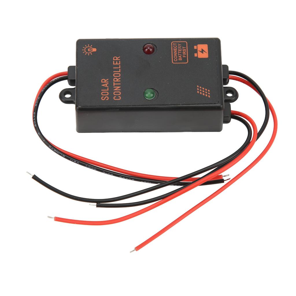 Solar Panel Controller IP67 Waterproof 24H Work PWM Charge Controller 5A 6V 12V Auto Adjustment