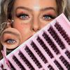 3D Mink Effect Cluster Lashes Natural Volume Lash Eyelashs Extension Eyelash Extension  for Women