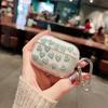 Силиконовый защитный чехол для наушников AirPods 1-го, 2-го, 3-го поколения, розовый с рисунком в виде сердца, для Apple AirPods Pro/Pro 2, с брелоком