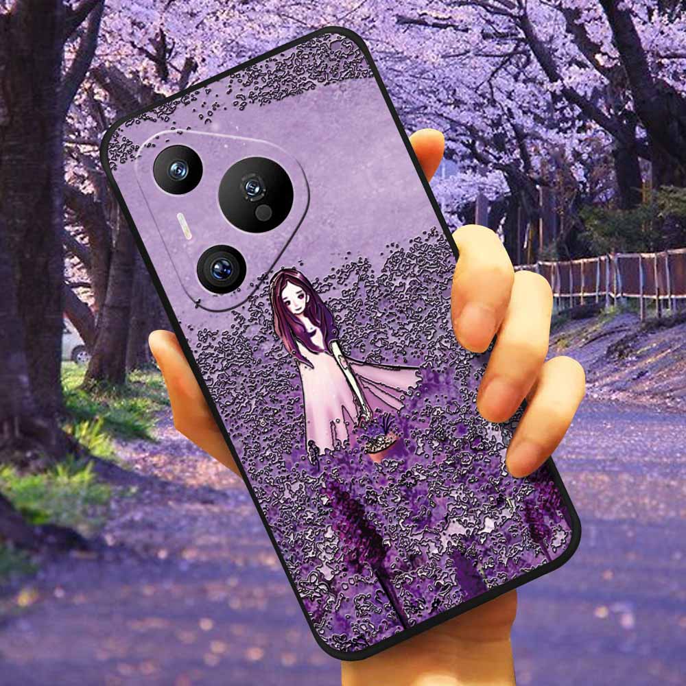 Чехол для Huawei Pura 70 с тиснением Сова 3D Рельефный Силиконовый Мягкий Задний Чехол для Huawei Pura 70Pro+ Чехол 70 pro 70 Ultra Оболочка С рисунком