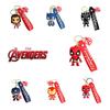 Мультяшный Marvel Капитан Америка Человек-паук Силиконовый брелок-подвеска Бэтмен Супергерой Маленький подарок