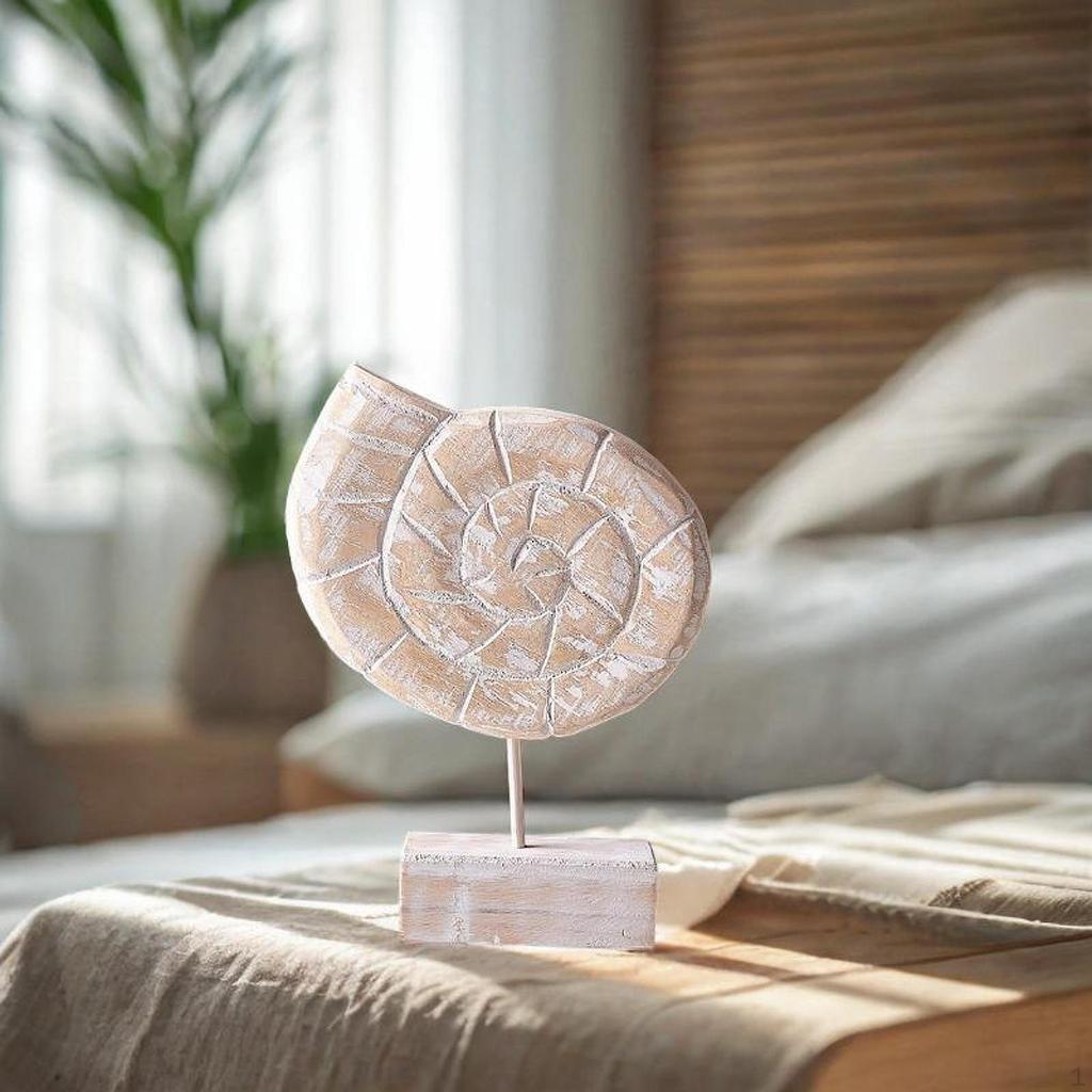 Beach Decor Statue Made of , Sculpture, Coastal Decor, Table Statue, Figurine for Kitchen, Home,