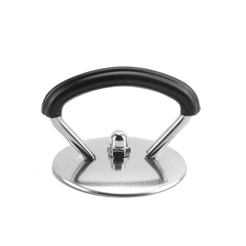 Universal High-Temperature Resistant Pot Lid Handle - Stainless Steel & Plastic, Anti-Scalding, Glass Head