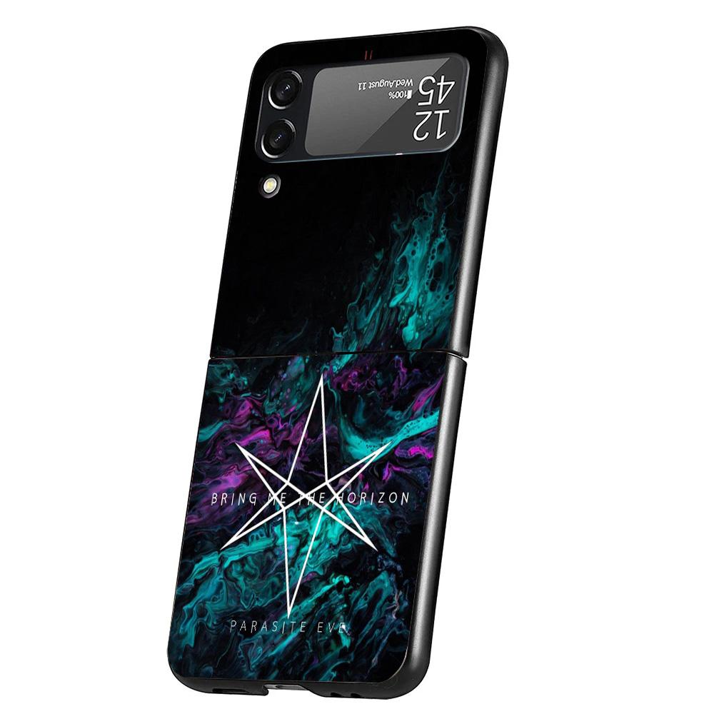 Bring Me The Horizons Phone Case For Samsung Galaxy Z Flip 7 6 5 4 3 5G Cover ZFlip7 ZFlip6 ZFlip4 ZFlip5 ZFlip3 Coque Fundas Ga