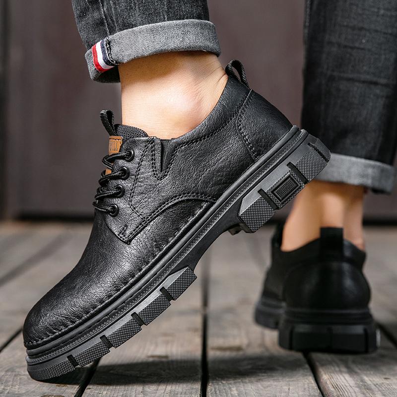 Модная формальная повседневная кожаная обувь Оксфорды для мужчин на шнуровке, мужская формальная обувь для платья, офисная повседневная обувь, модная мужская деловая обувь