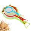 4Pcs/Set Fine Mesh Flour Sieve with Handle Juice Filter Baking Tool Scoop Strainer Tea