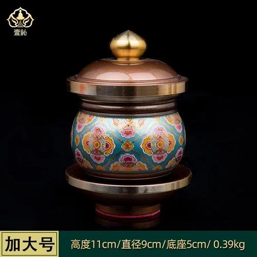 Алюминиевый сплав Чаша для воды Подношение Буддийские фонари Ваза Поднос для фруктов Подставка для свечи Церковная трубка Буддийские принадлежности Домашний декор