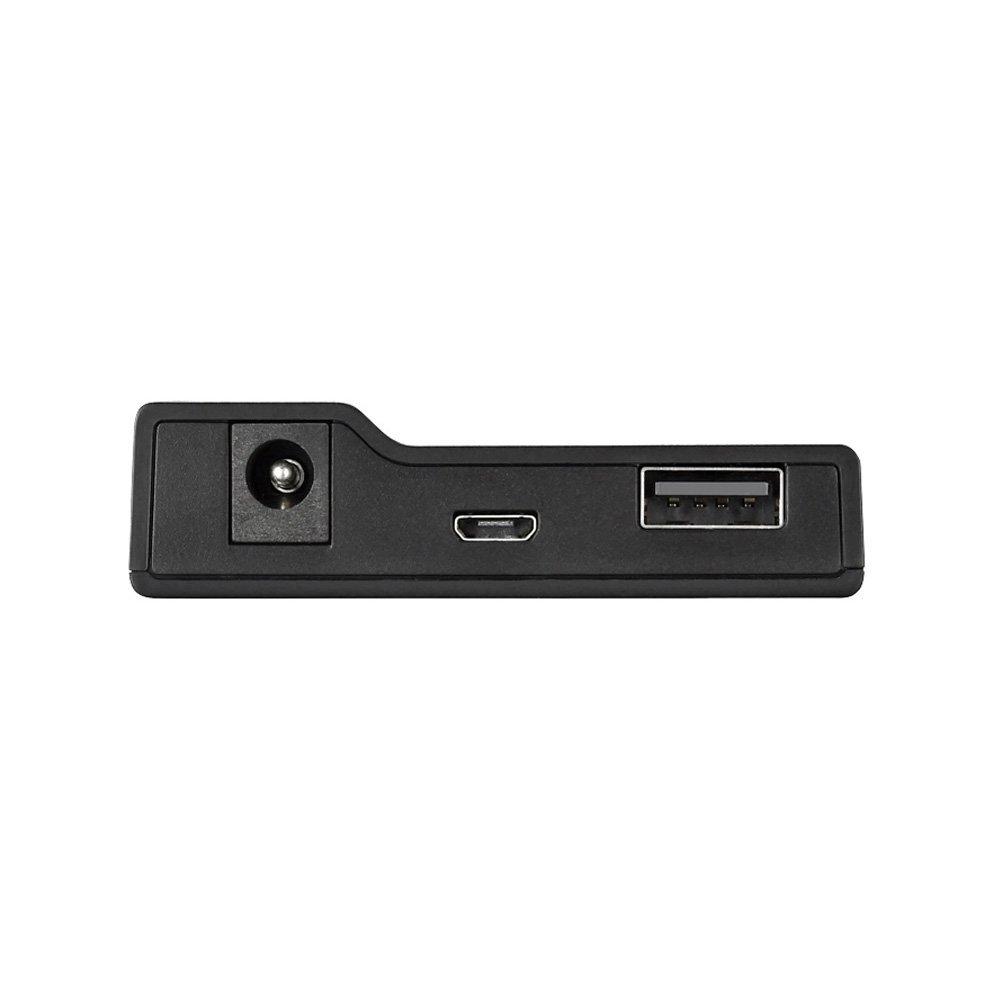 Buffalo BUFFALO совместимый хаб Черный BSH4A11BK ПК/ТВ 4-портовый с собственным питанием