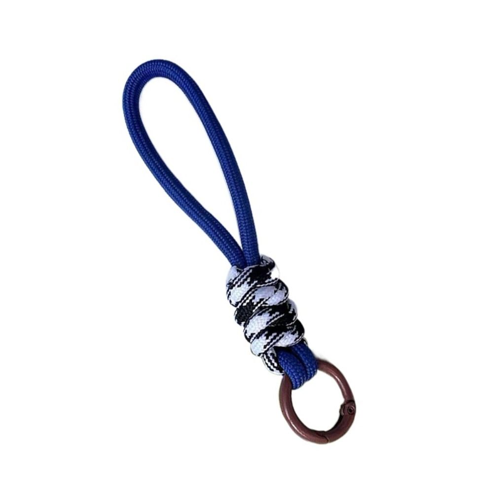 Брелок для ключей с защитой от потери, креативный плетеный шнурок, подвесной аксессуар