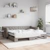 VidaXL Daybed with Trundle Taupe 90x200 Cm Fabric 3197429
