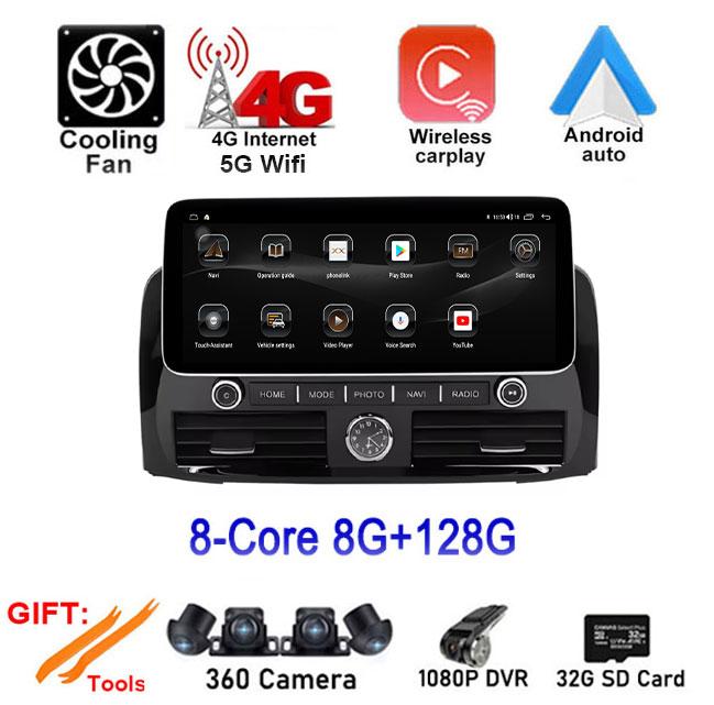 Для Toyota Prado 2004-2009 Carplay Android 14 Автомобильный Радио Мультимедиа Видео Плеер Навигация Головное Устройство Стерео 2Din Аудио