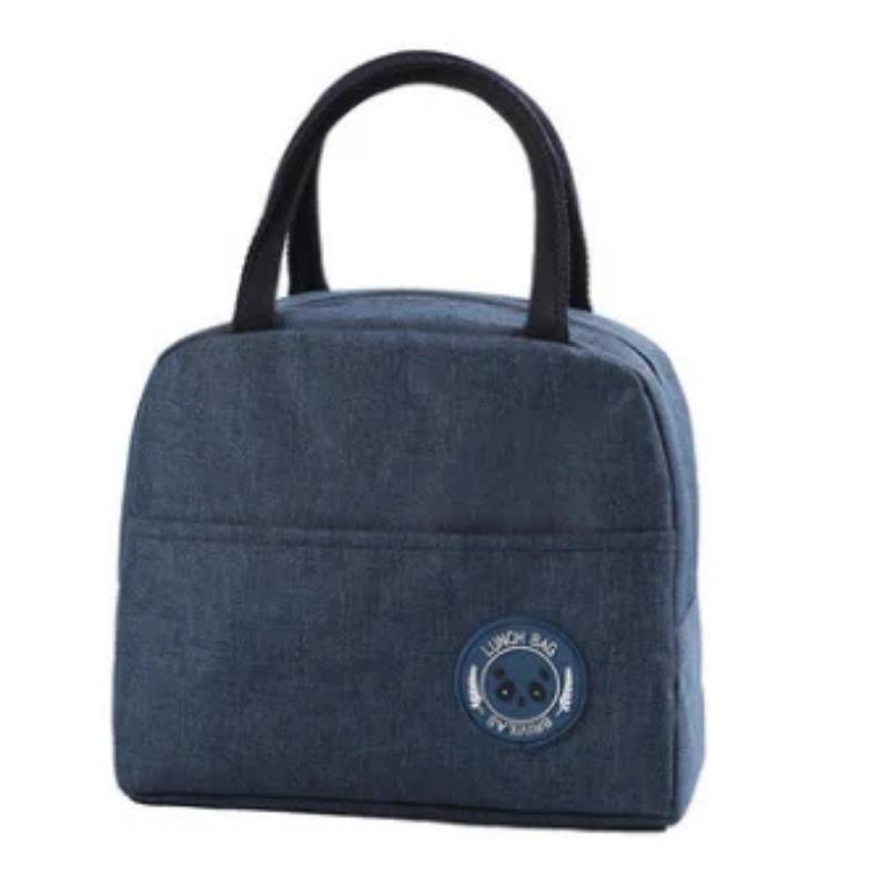 Свежие теплые сумки водонепроницаемые нейлоновые портативные термосумки-ланч-боксы на молнии для женщин удобные сумки-тоут для еды