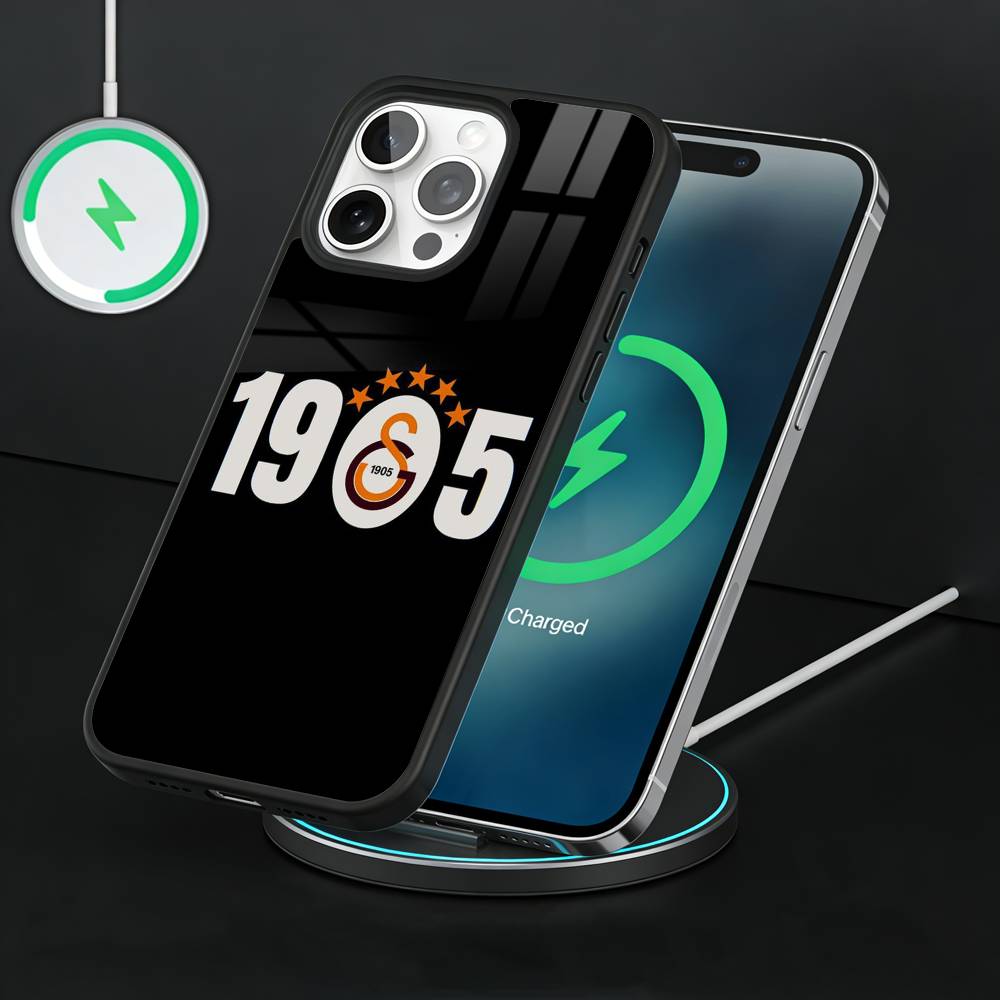 Чехол для телефона с логотипом G-GalatasarayS 1905s Для iPhone 17, 16, 15, 14, 13 Plus, Pro Max Магнитный Для Magsafe Беспроводная зарядка