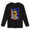 Vintage Military Patriotic Number  Sword Shield Star Print Casual T Shirt vintage Washed fashion Versatile Breathable
