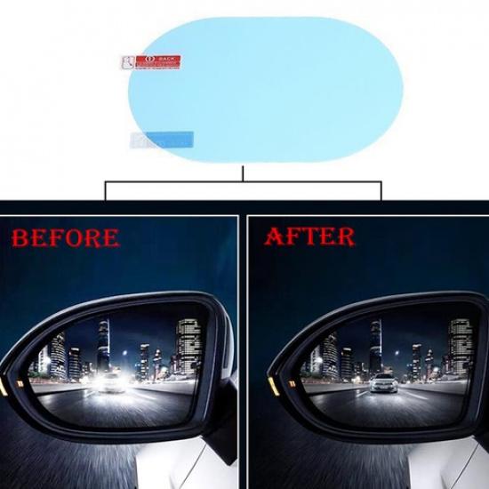 4x Car Anti Fog Rainproof Rearview Mirror Protective Sticker Film Accessories