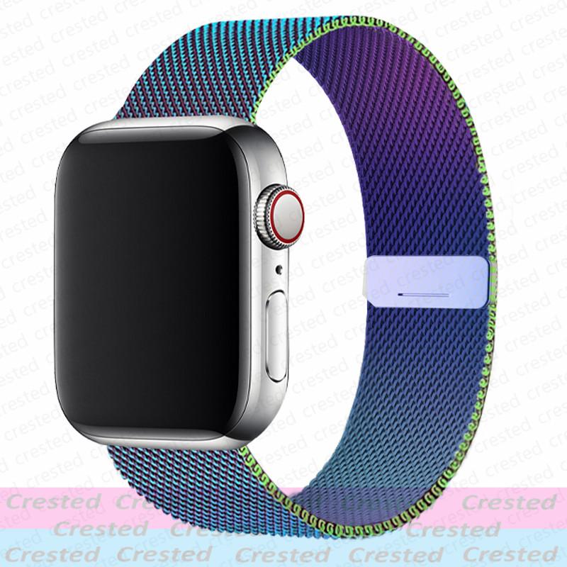 Миланская петля Ремешок Для Apple Watch Ремешок 44мм 40мм 45мм 41мм 49мм 42мм 38мм correa bracelet iWatch серия 3 6 se 7 8 9 5 ultra 2