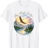 Fly High Jackie Bald Eagle Memorial Mountain Nature T-Shirt
