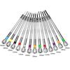 13Pcs Screwdriver Set 0.6mm-2.0mm Watch Repair Tools Flat Head Screwdriver Kit Professional Watchmakers for Watch Repair Tools