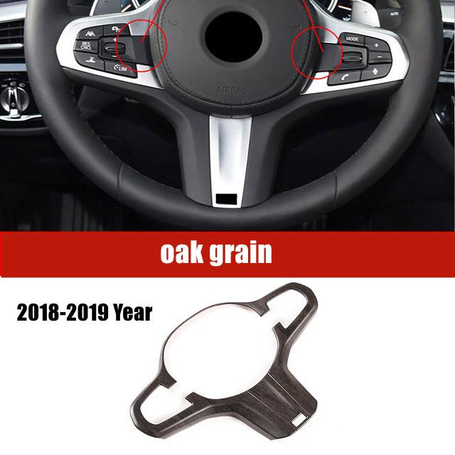 Автомобильный руль, декоративная рамка, кнопка M, спортивная наклейка для BMW 5 серии G30 X3 G01 X4 G02 2018-22, авто интерьер