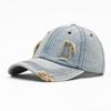 Hole Denim Cap Men's Spring Autumn Sunscreen Hat Women's Baseball Cap