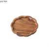 Тарелка в форме цветка из орехового дерева Ресторанная тарелка для пиццы Тарелка для стейка Десертное блюдо Фруктовые тарелки Молекулярная пищевая специальная посуда