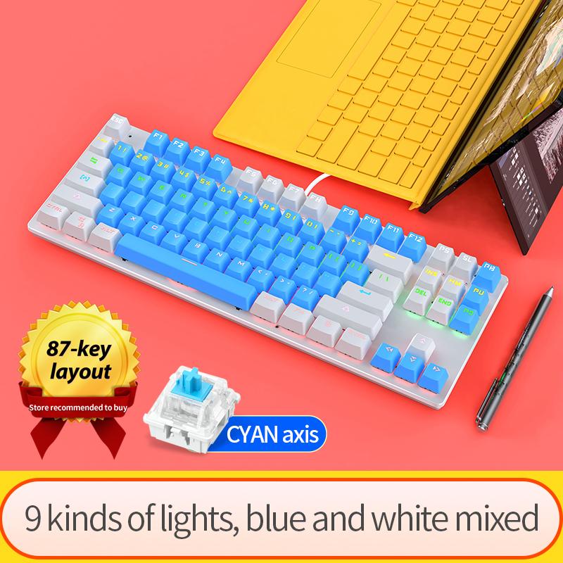 Popular K400 Wired Mechanical Keyboard RGB Backlit Computer Gaming Keyboard Mechanical for Games