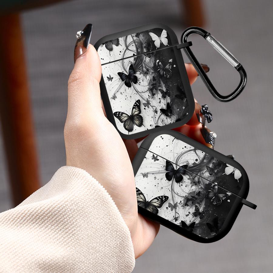 Case For Airpods Pro2 1 4 3 Pro Pro3 2 Earphone Cases Cover Beautiful Butterfly
