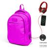 Розовый школьный рюкзак Coral High Kids с тремя отделениями USB 24310