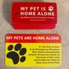 Брелок Yousheng Pet Is Home Alone, Брелок-маячок безопасности питомца с контактной информацией для экстренных случаев, Кошелек-визитка для улицы, Покупок