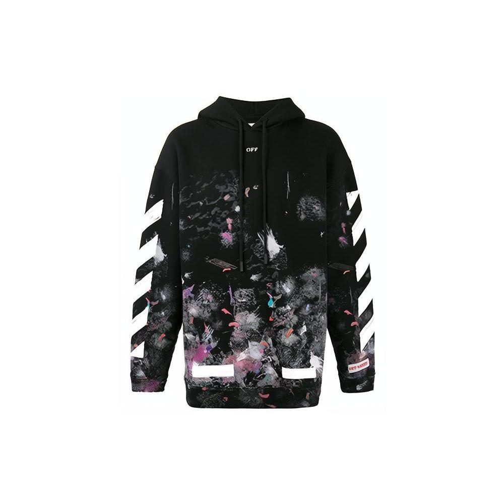 Off-White Худи с капюшоном Diag Galaxy Brushed Over OMBB009F176190309901