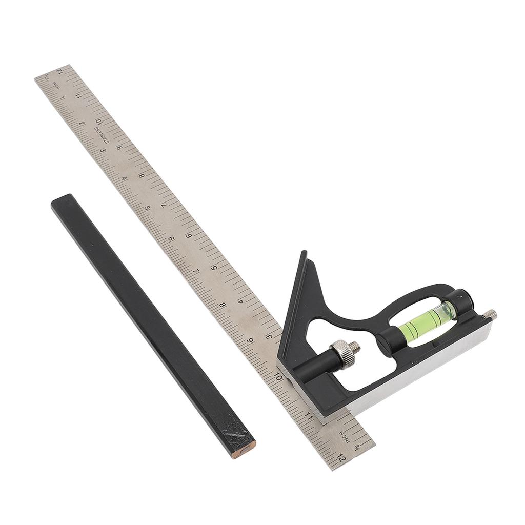 Комбинированный угольник 12 дюймов комбинированный угольник плотницкий угольник столярный измерительный инструмент линейка обрамление квадрат