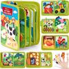 Nonwoven Farm Children'S Preschool Puzzle Quiet Book Felt Early Education Busy Board Story Nonwoven Book