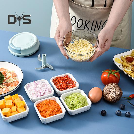 Ручная давилка для чеснока, съемная прозрачная, безопасная для пищевых продуктов, высокоэффективная мясорубка для чеснока, измельчитель с контейнером, кухонная резка для лука и овощей