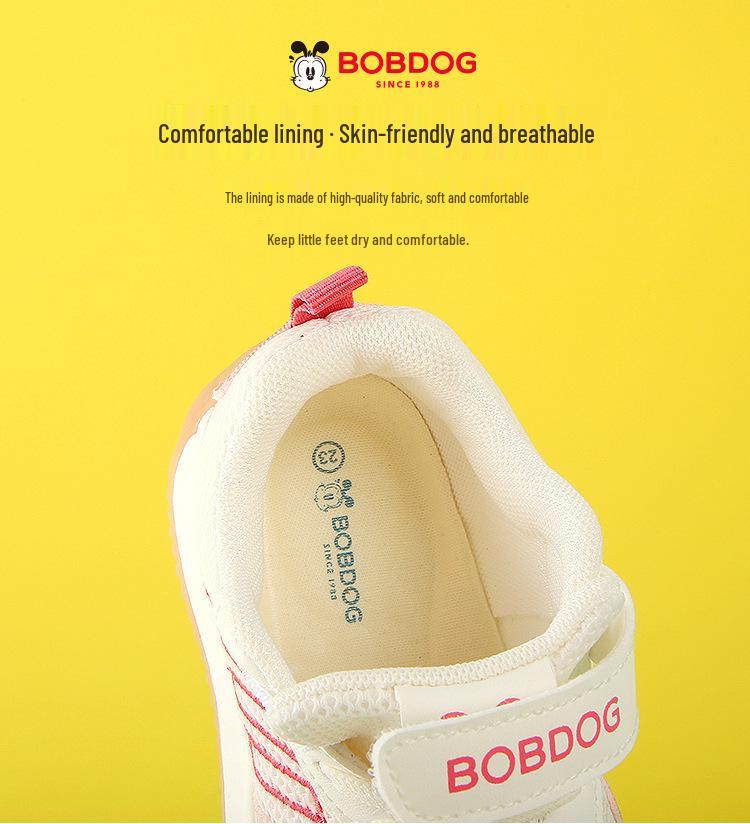 Сетчатые туфли Bobodou для младенцев и малышей - Нескользящие, дышащие, для мальчиков и девочек, весна-осень.