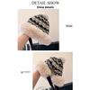 Autumn and Winter Women's Knitted Plush Hat, Thickened Lei Feng Hat, Women's Outdoor Cold Proof Fisherman Hat, Versatile Ear Protection Cover