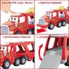 Toddler Toys Car - 5 In 1 Music and Lighting Carrier Trucks - Age Kids 1-2 Toys 12-18 Months Christmas Party Birthday Baby Gift Toddler Toys Age 2-4