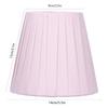 6PCS Clip On Design Cloth Lampshade Lightweight Wall Lamp Shade  Chandelier Replacement