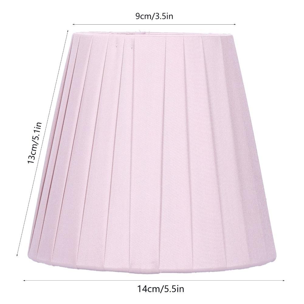 6PCS Clip On Design Cloth Lampshade Lightweight Wall Lamp Shade  Chandelier Replacement