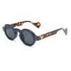 Round Leopard Trendy Women Sunglasses Men Unisex Retro Shades Vintage Circle Frame Uv400 Protection Sun Glasses