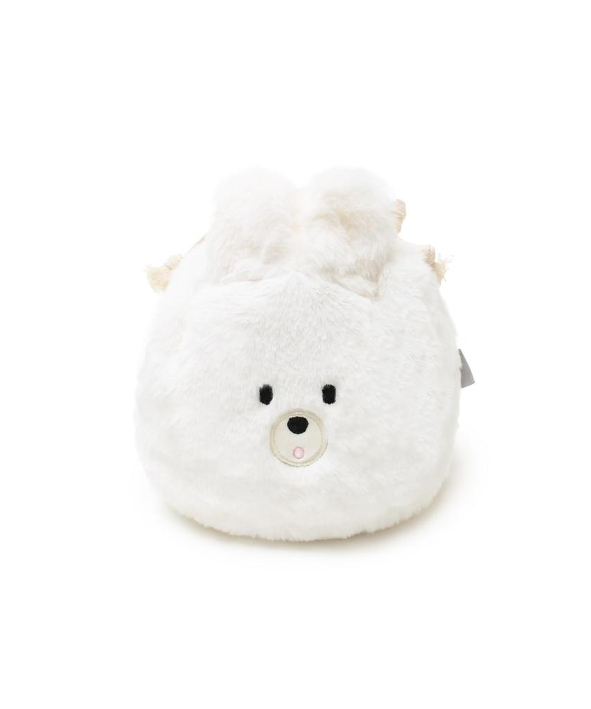 AS KNOW AS plus ASKNOWASPLUS Мешочек-сумка на завязках Soufflé Animal, Цвет: внебелый, Пушистый, Милый, Дизайн с животными