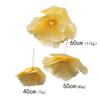40cm Wedding Road Flower Giant Photography Props NEW Simulation Corn Poppy  Wall