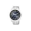 Серия Eco-Drive Отображение даты Автоматическая коррекция времени Солнечный кварц Стальной ремешок 43,5 мм Мужские часы Цветной циферблат CB0011-51L