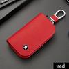 Genuine Leather Key Case Zipper Key Cover Car Accessories Tools for Skoda RS Rapid Yeti Karoq Vision Octavia Kodiaq Kamiq Fabia  BI7