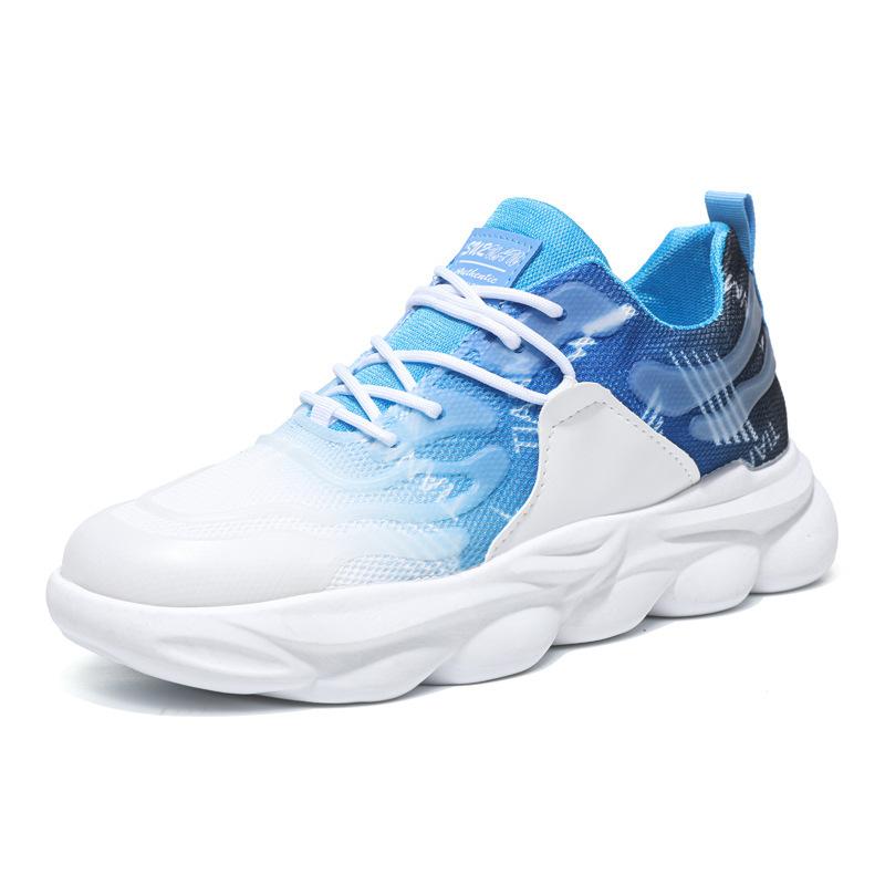 Обувь для папы, мужская летняя сетчатая дышащая студенческая повседневная обувь, модный тренд, мягкая подошва, легкая спортивная мужская обувь для бега