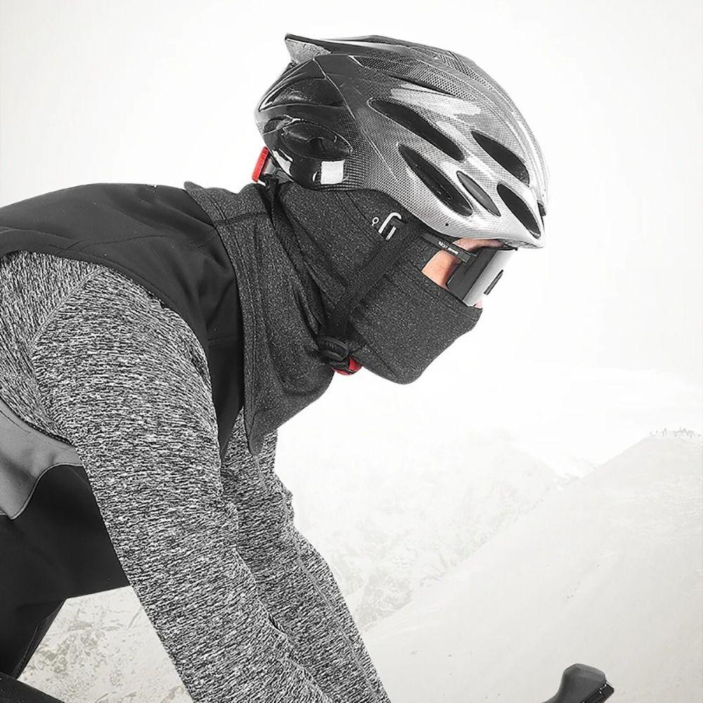 Breathable Cycling Balaclava Fleece Motorcycle Cycling Helmet Face Cover Bicycle Hat  Men Women