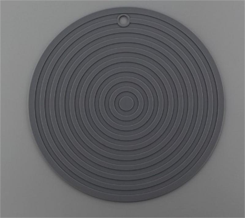 Коврик для индукционной плиты 18 X18x0,35 см, силиконовый, несмываемый, водонепроницаемый, маслостойкий, подставки для стаканов, теплоизоляционный коврик, однотонный