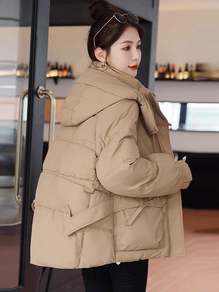 Маленькая хлопковая одежда зима 2025 новая зимняя одежда корейская версия куртка утолщенная хлопковая одежда женская свободная хлопковая