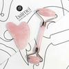 Jade Roller & Gua Sha, Face Roller, Facial Beauty Roller Skin Care Tools, Rose Quartz Massager for Face, Eyes, Neck
