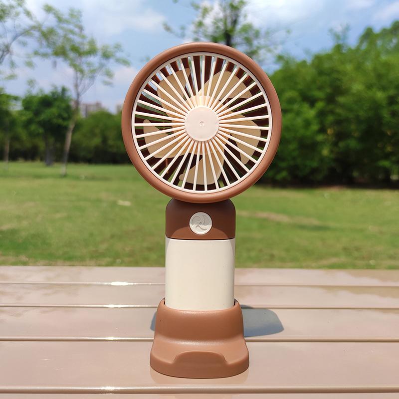 Милый мультяшный Капибара Портативный Мини Карманный Охлаждающий Вентилятор Съемная Док-станция Ручной Вентилятор Для улицы Зарядка через USB Маленький Вентилятор Подарки