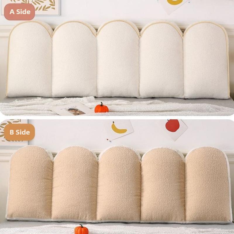 Мягкая подушка для изголовья кровати, короткий плюш, удобная подушка-шезлонг, ленивая, современная, с длинной спинкой, домашний текстиль, декор спальни
